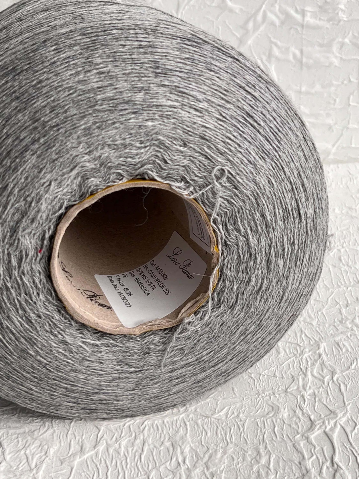 Cashmere yarn 90%, Cash Nylon yarn, Loro Piana yarn, Rimanenza. Per 100 gr