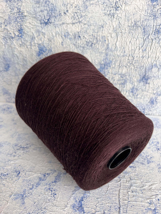 Merino Yarn 100%, Supergeelong, ZEGNA BARUFFA , Color Dark Chokolate. Per 100 gr