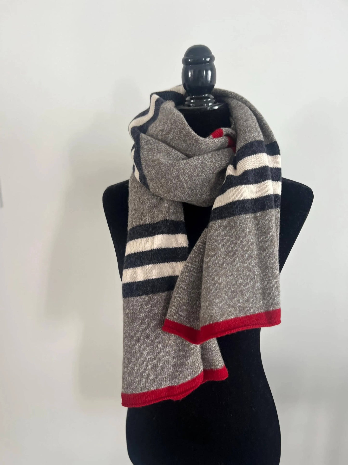 Soft merino wool handmade scarf Long merino neck wrap Perfect Christmas gift