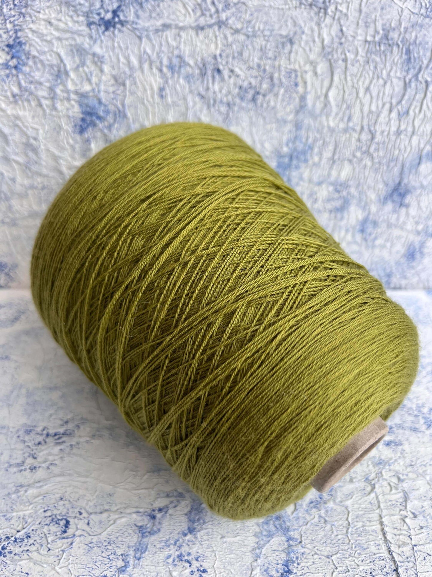 Premium 100% Merino Yarn Missoni - 3/24 Lace Yarn. Color Olive. Per 100 gr