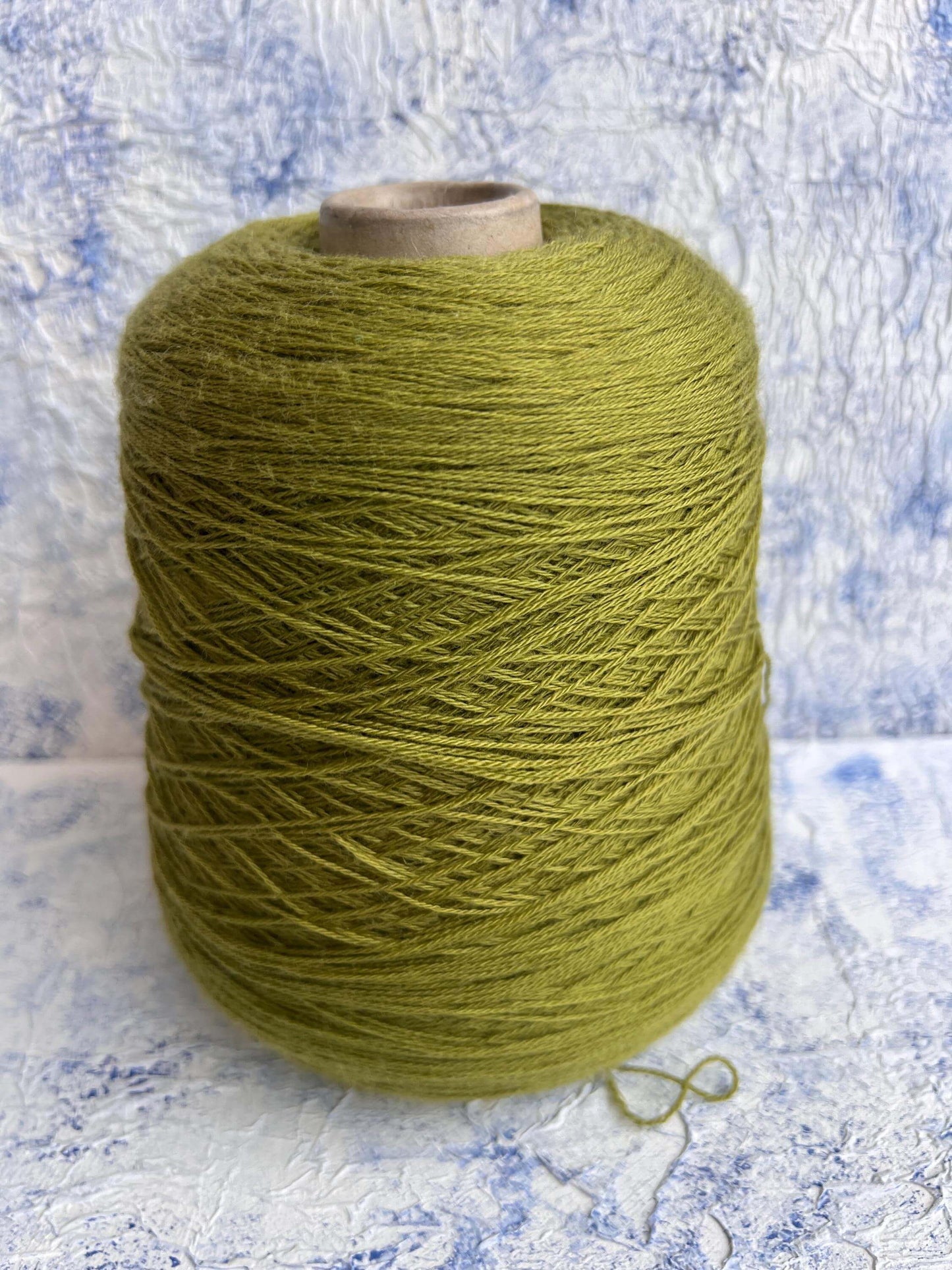 Premium 100% Merino Yarn Missoni - 3/24 Lace Yarn. Color Olive. Per 100 gr