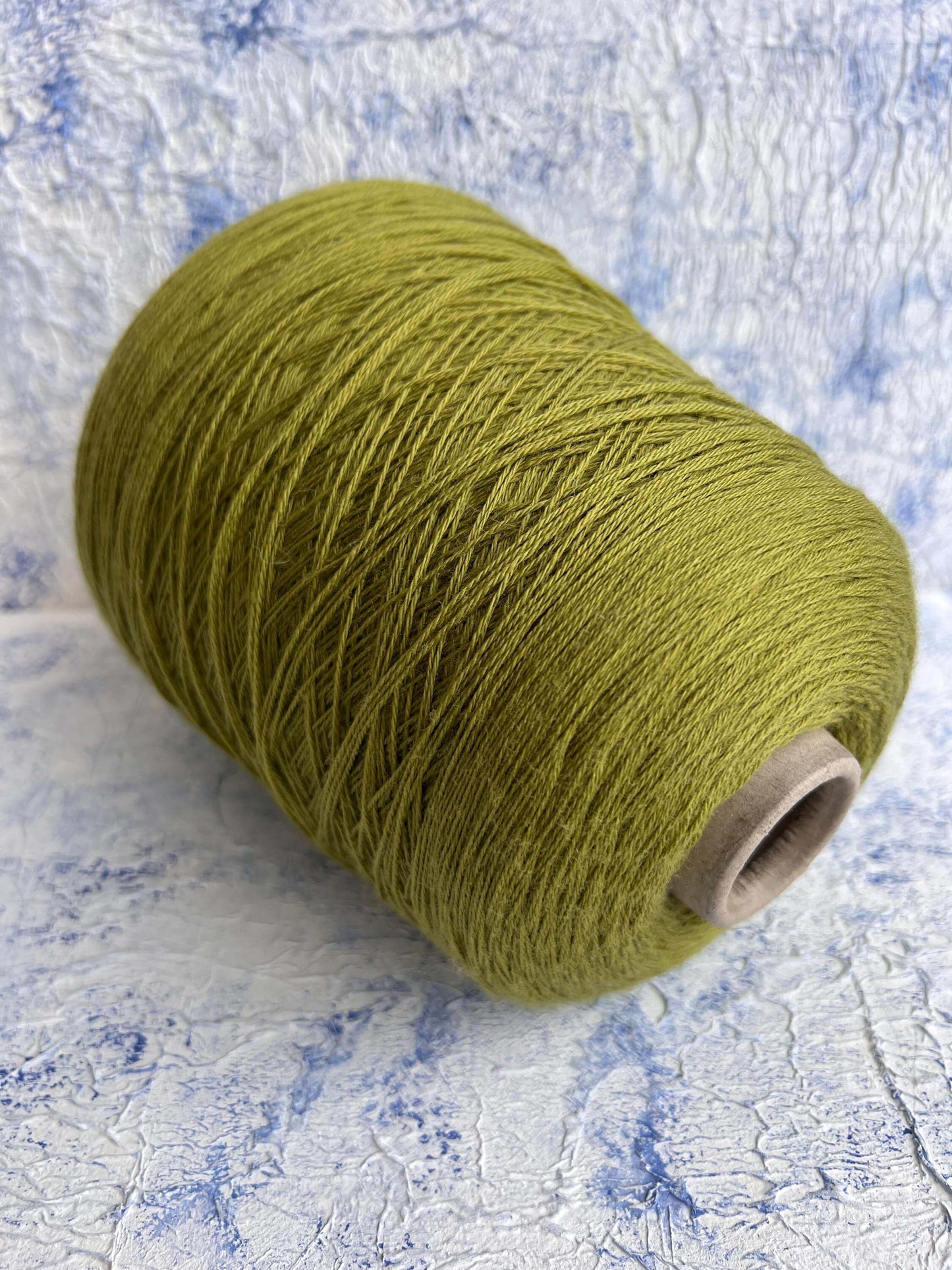 Premium 100% Merino Yarn Missoni - 3/24 Lace Yarn. Color Olive. Per 100 gr