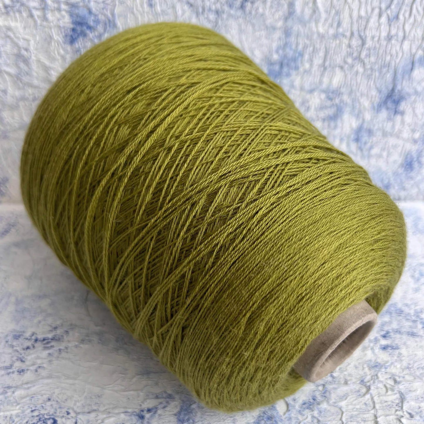Premium 100% Merino Yarn Missoni - 3/24 Lace Yarn. Color Olive. Per 100 gr