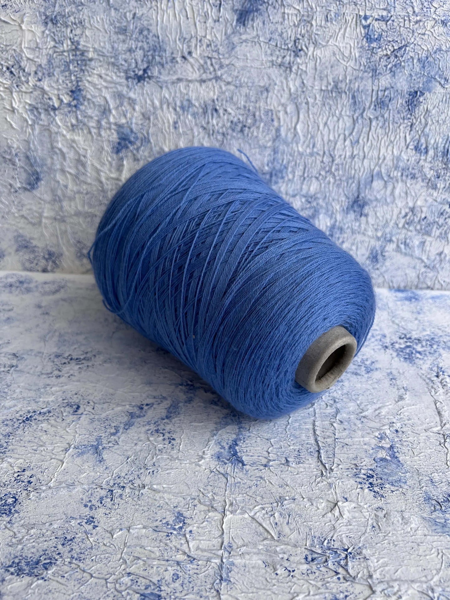 Premium 100% Merino Yarn Missoni - 3/24 Lace Yarn. Color Blue. Per 100 gr