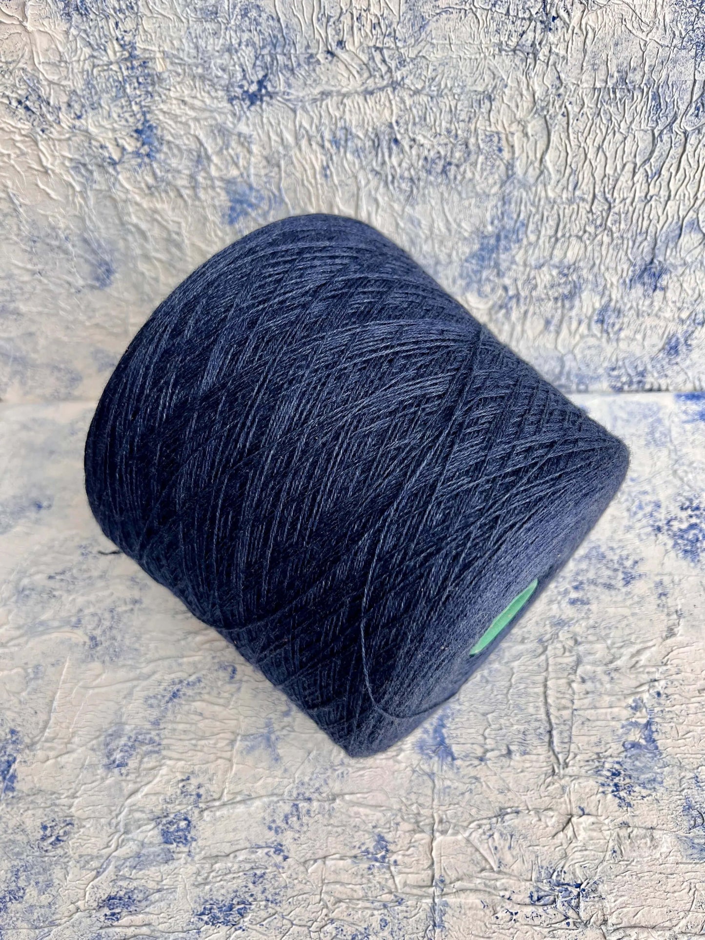 Merino Yarn 70%, Silk Yarn 30%, Nm 7000, Botto Poala, Color Dark Blue. Per 100 gr