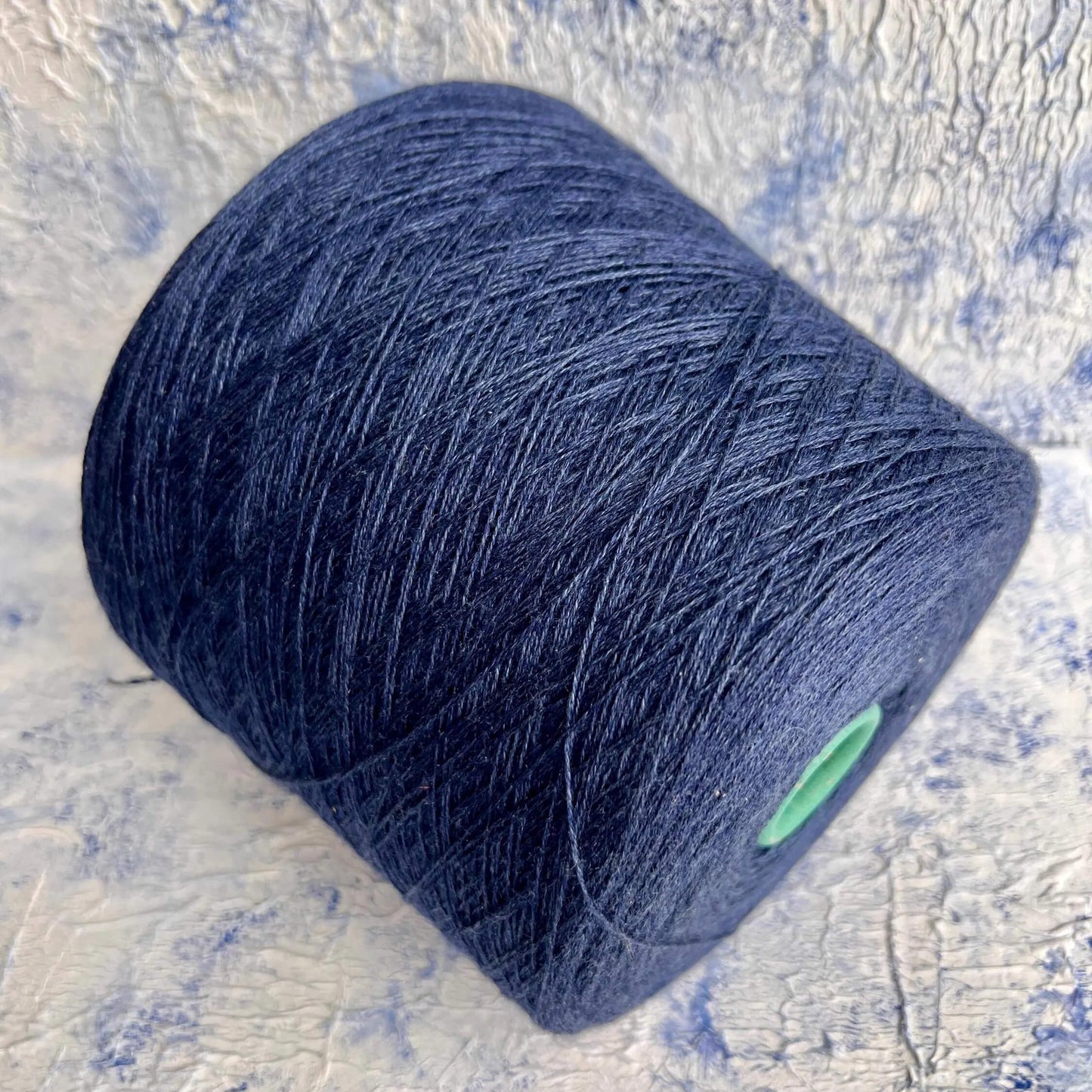 Merino Yarn 70%, Silk Yarn 30%, Nm 7000, Botto Poala, Color Dark Blue. Per 100 gr
