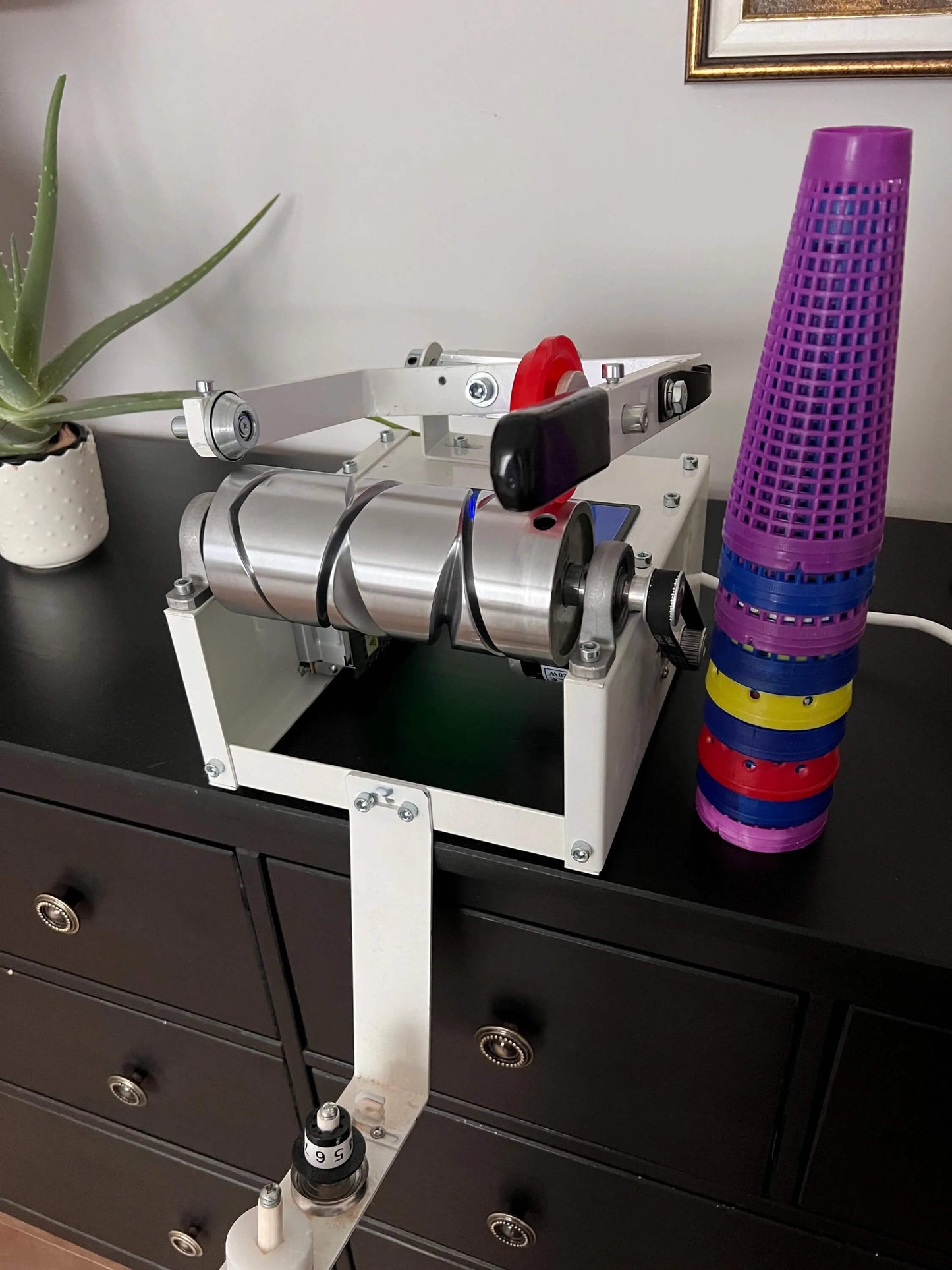 Electric yarn/wool winder on cone. Winding yarn on Cone Free set of 10 yarn cones