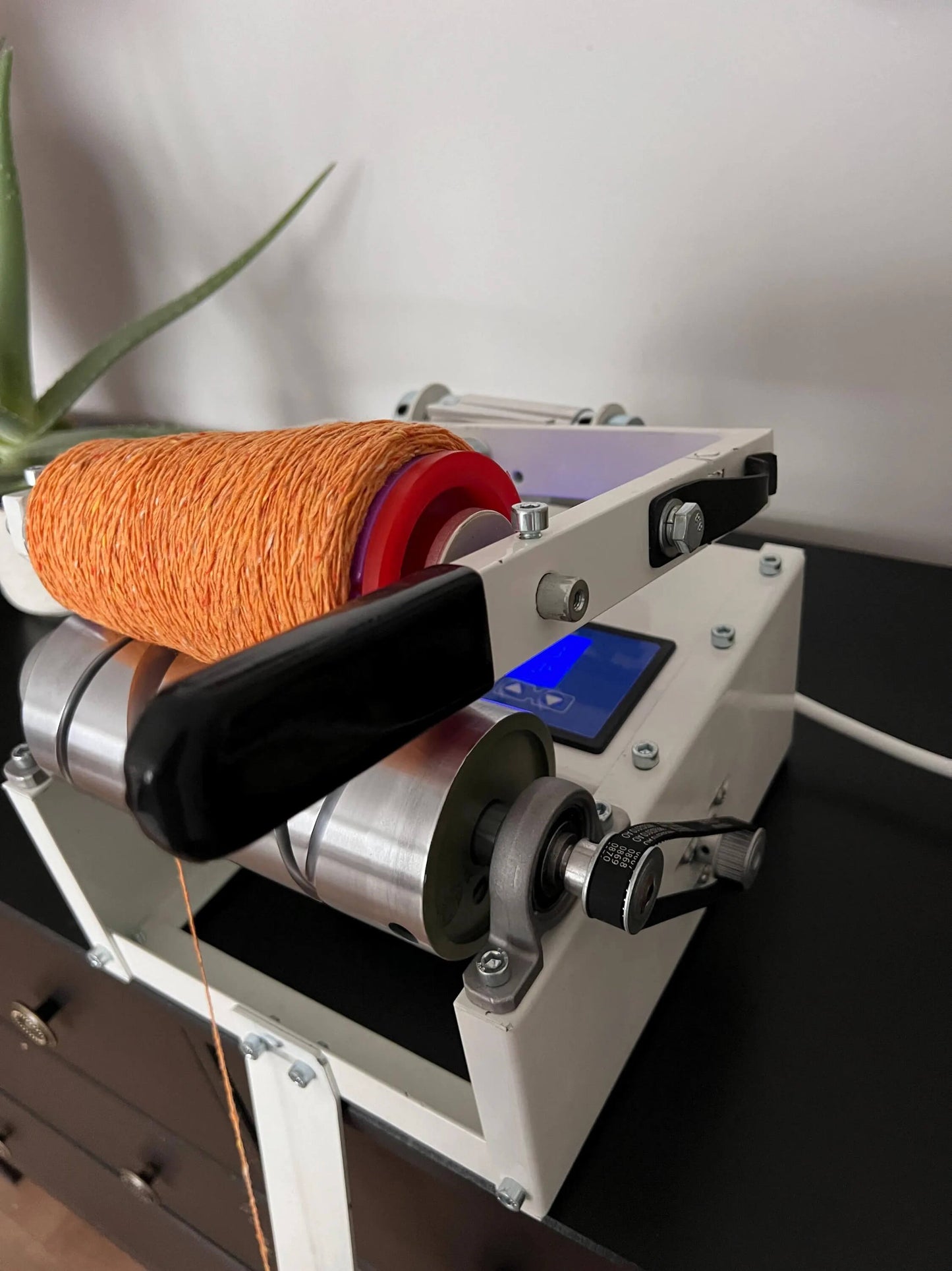 Electric yarn/wool winder on cone. Winding yarn on Cone Free set of 10 yarn cones