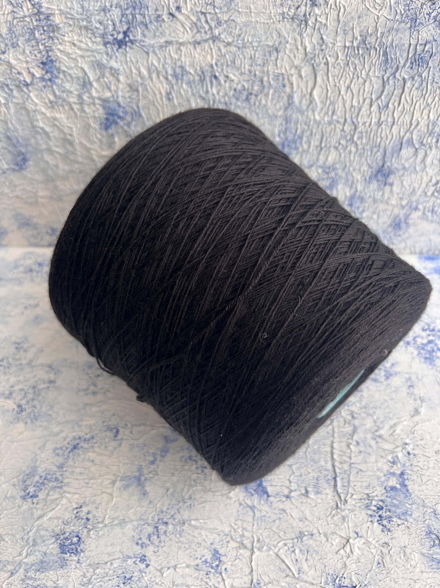 Merino yarn 70%, Silk yarn 30%, Yarn for knitting, Botto Poala, Color Black. Per 100 gr