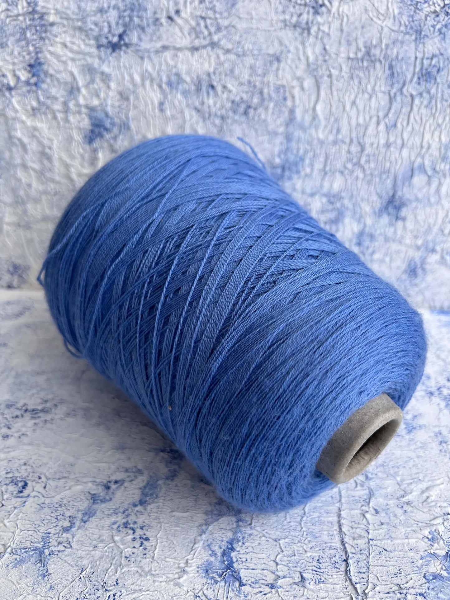Premium 100% Merino Yarn Missoni - 3/24 Lace Yarn. Color Blue. Per 100 gr