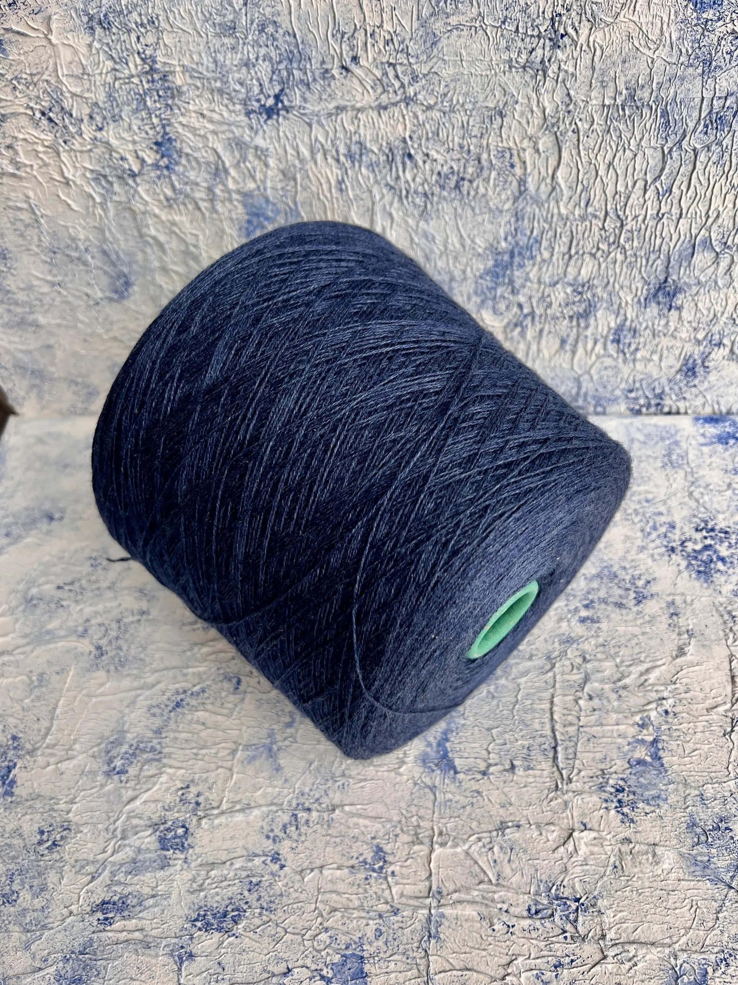 Merino Yarn 70%, Silk Yarn 30%, Nm 7000, Botto Poala, Color Dark Blue. Per 100 gr