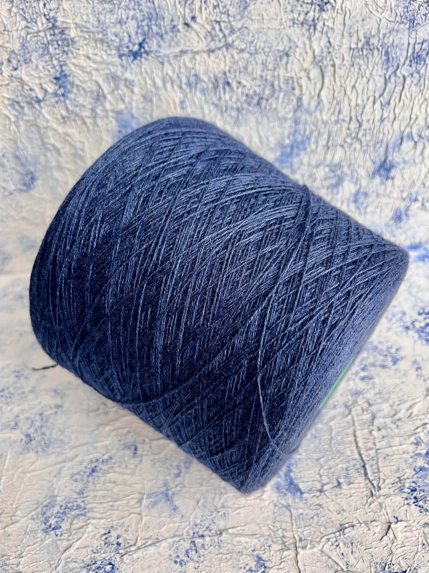 Merino Yarn 70%, Silk Yarn 30%, Nm 7000, Botto Poala, Color Dark Blue. Per 100 gr