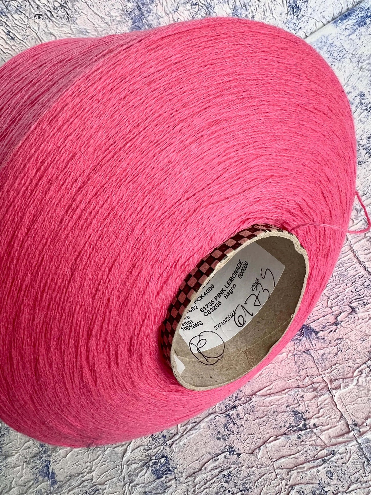 Cashmere yarn 100%, Nm 2/28, Cariaggi yarn PPKC000, Pink Lemonade.Cari-WS-000795