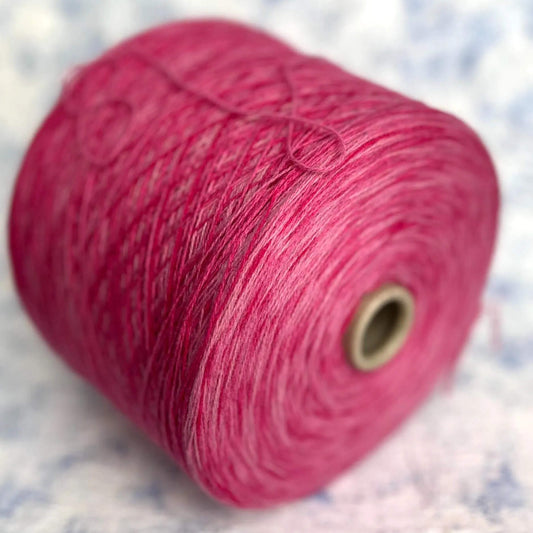 97% Cashmere, 3% Wool Yarn – Red & Pink, Per 100 gr