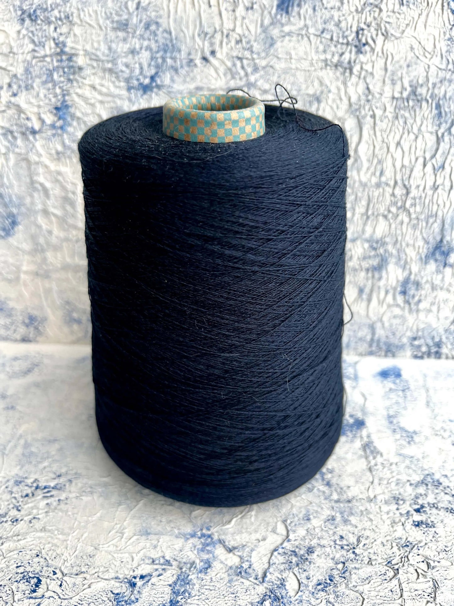 Silk Yarn 50%, Cotton Yarn 50%.Cariaggi Yarn, Yarn for knitting.Dark Blue.Per 100 gr