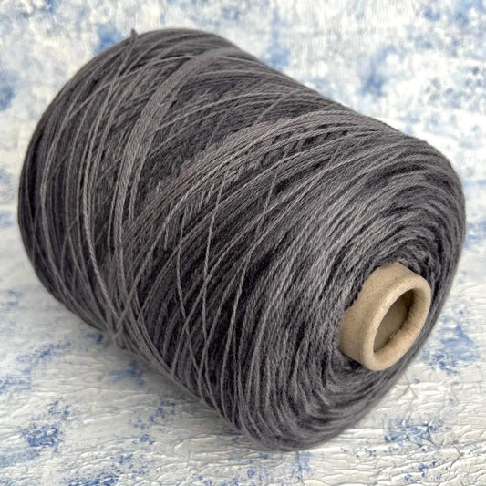 97% Cashmere, 3% Wool Yarn – Gray, Per 100 gr
