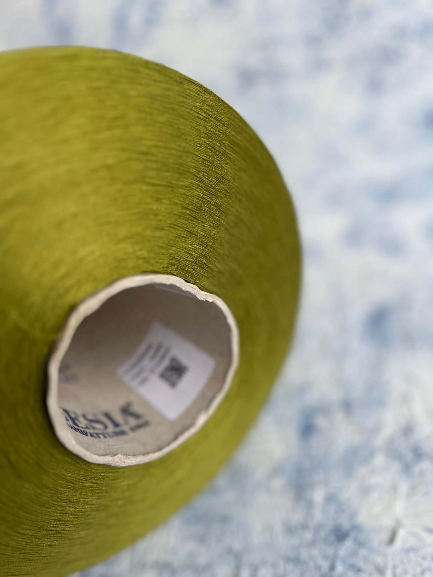 Luxury Cotton, Shiny Cotton 100% FLORA, Nm 2/50, Dark Olive.Per 100 gr