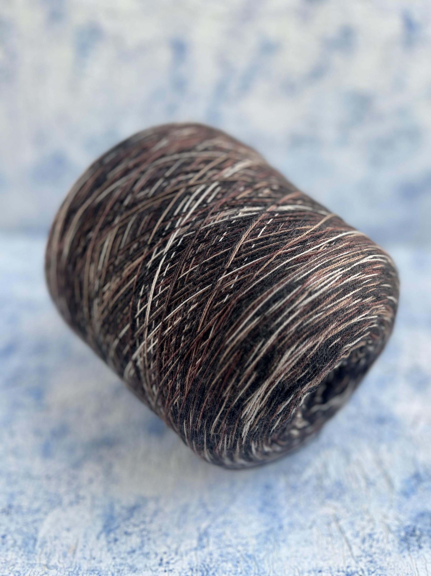 Merino Yarn 100% Missoni yarn for knitting - Black&White&Brown.Per 100 gr