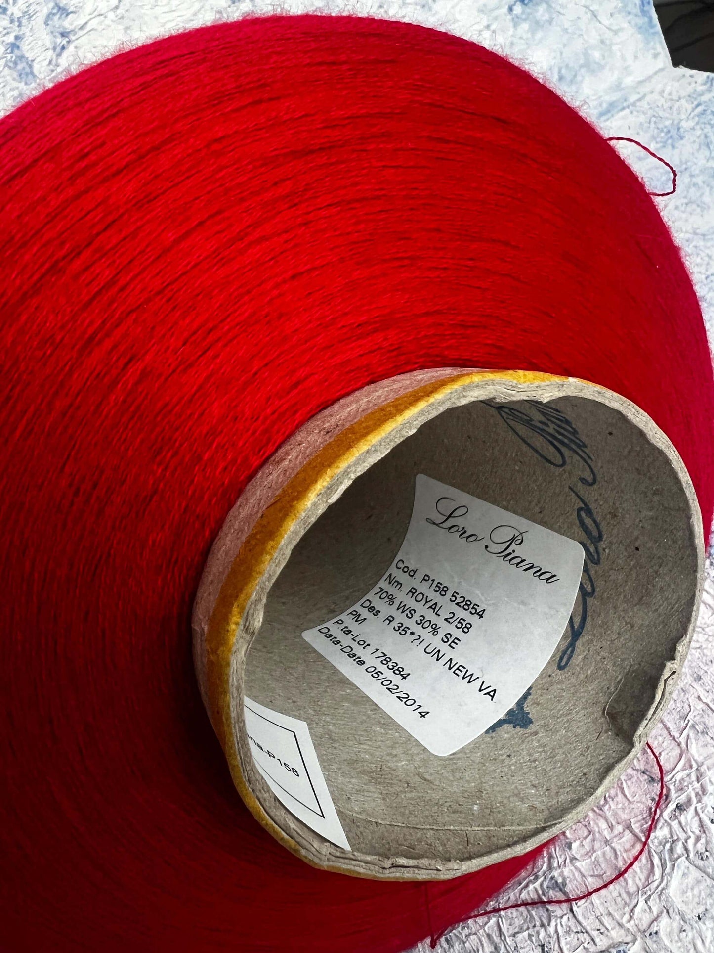 Cashmere 70%&Silk 30% yarn for knitting,Loro Piana-Royal,Per 100 gr