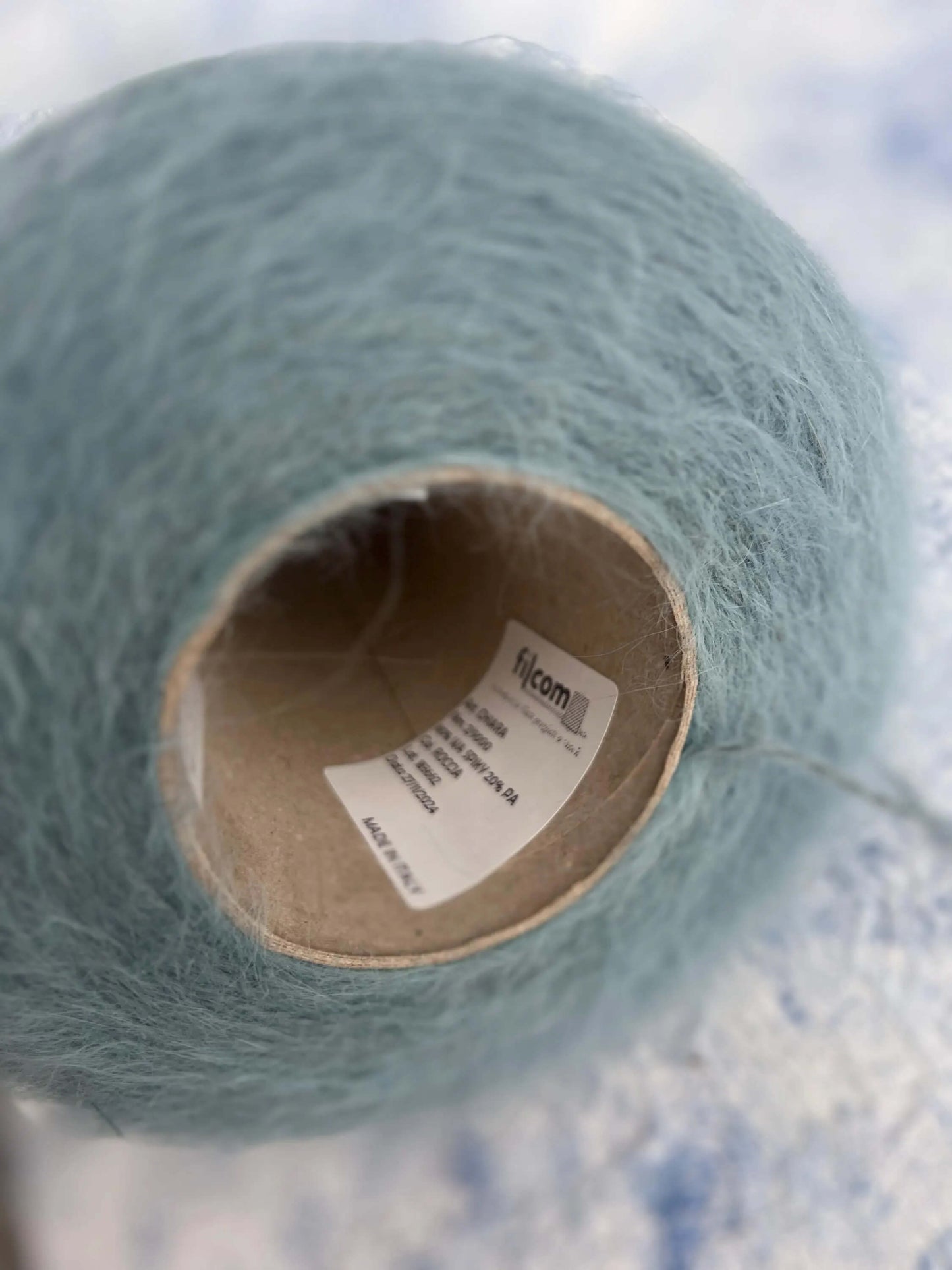 Angora Yarn 80% & Poliamde Yarn 20%,Yarn for knitting. Per 100 gr