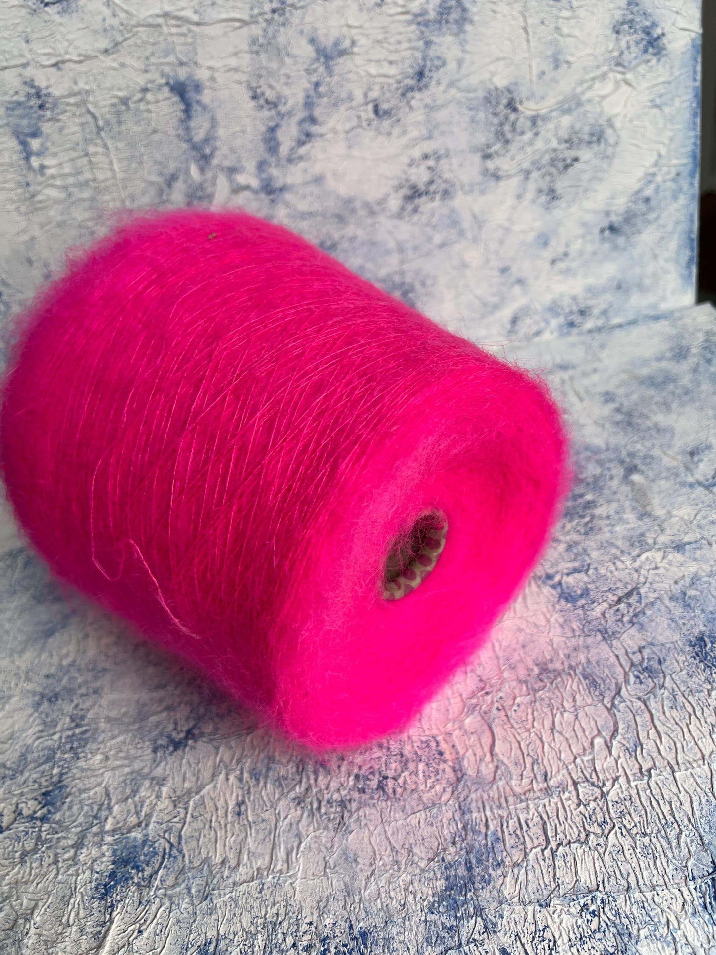 Super Kid Mohair 67% & PA 30% & Merino 3% Yarn.Color Pink.Per 100 gr