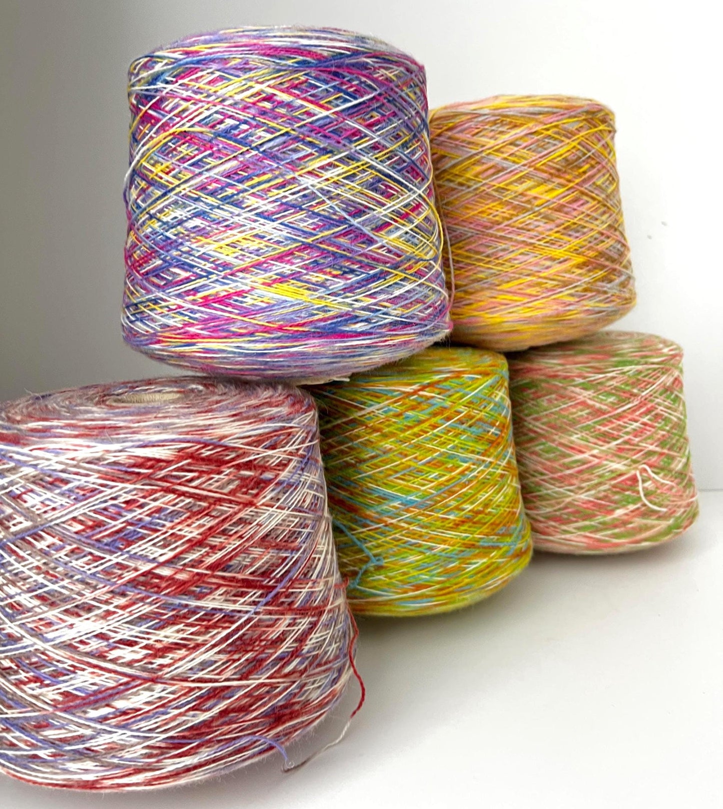 MISSONI-Merino yarn 100%, PROFILLO.Nm 2/14.Color ARCOBALENO.Per 100gr