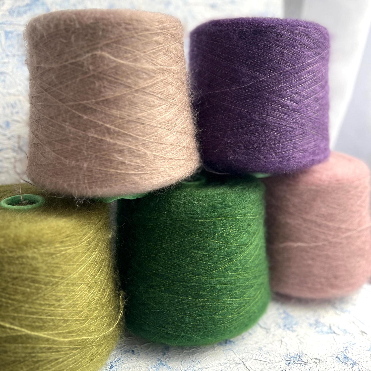 Super KidMohair 70%, Silk 30% yarn, art-Aurora. Bosco. Per 100 gr