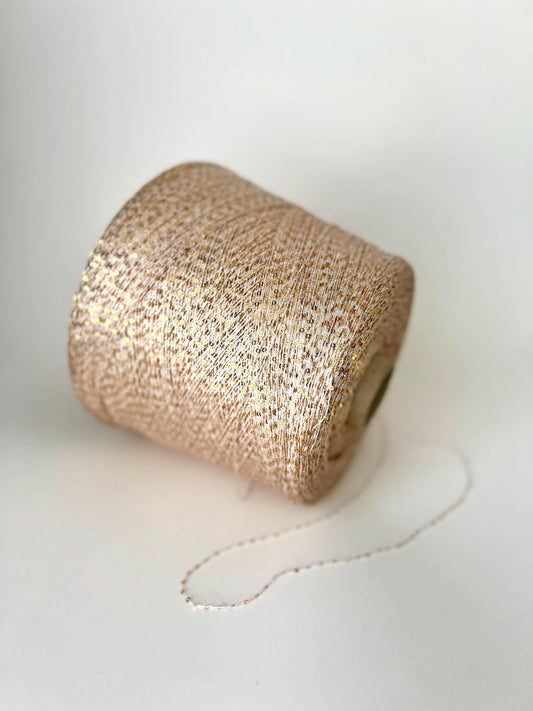 Paillettes Sequin Yarn Antares White Gold – Italian Sparkling Yarn