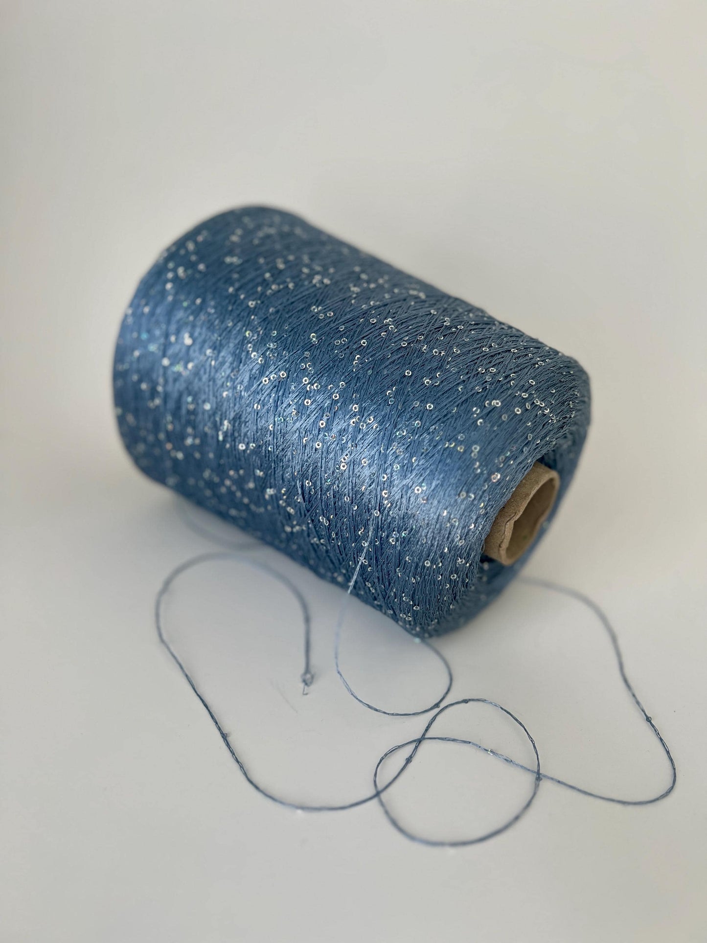 Paillettes Sequin Yarn Antares Avio – Italian Sparkling Yarn 100g
