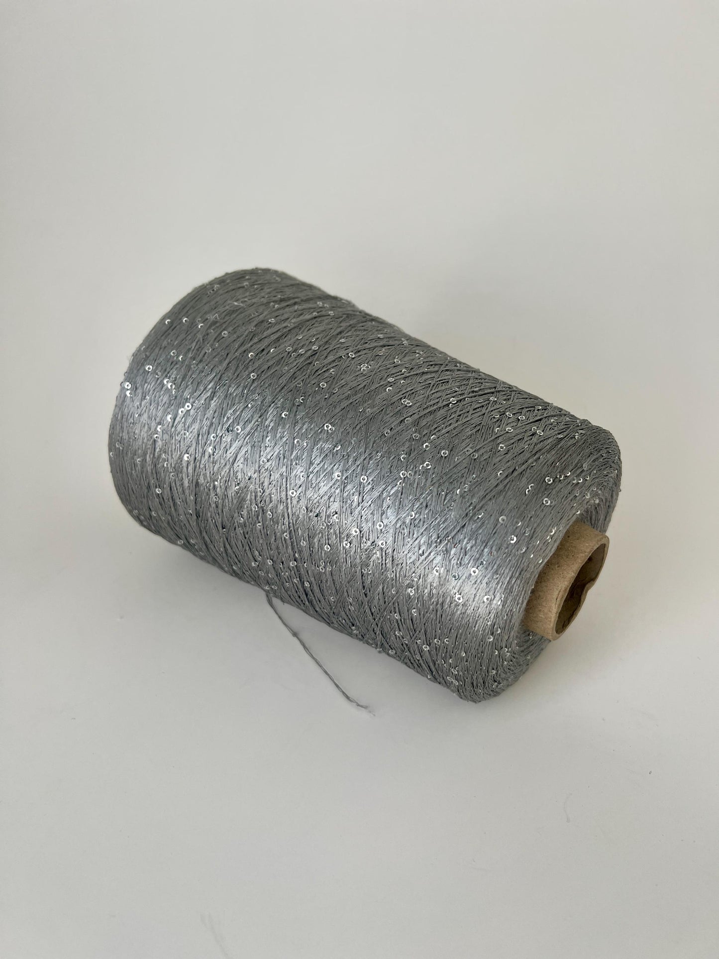 Paillettes Sequin Yarn Antares Platinum – Italian Sparkling Yarn 100g