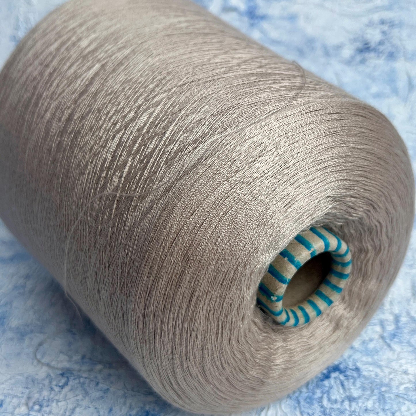Cashmere 70% & Silk 30% Yarn for knitting on cone,Color Beige.Per 100 gr