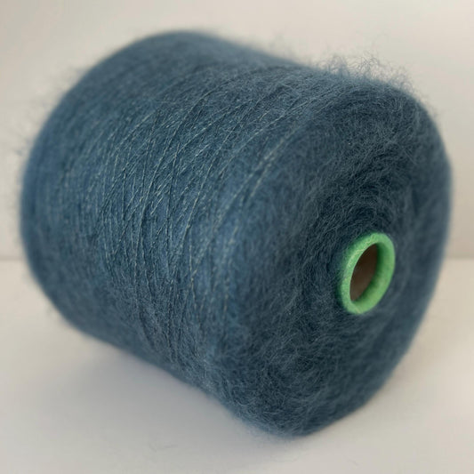 Super Kid Mohair 70 & Silk 30 % yarn on Cone. Stainless steel. Per 100 gr