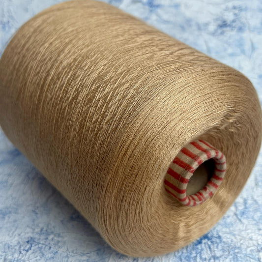 Cashmere 70% & Silk 30% Yarn for knitting on cone,Color Rovere.Per 100 gr