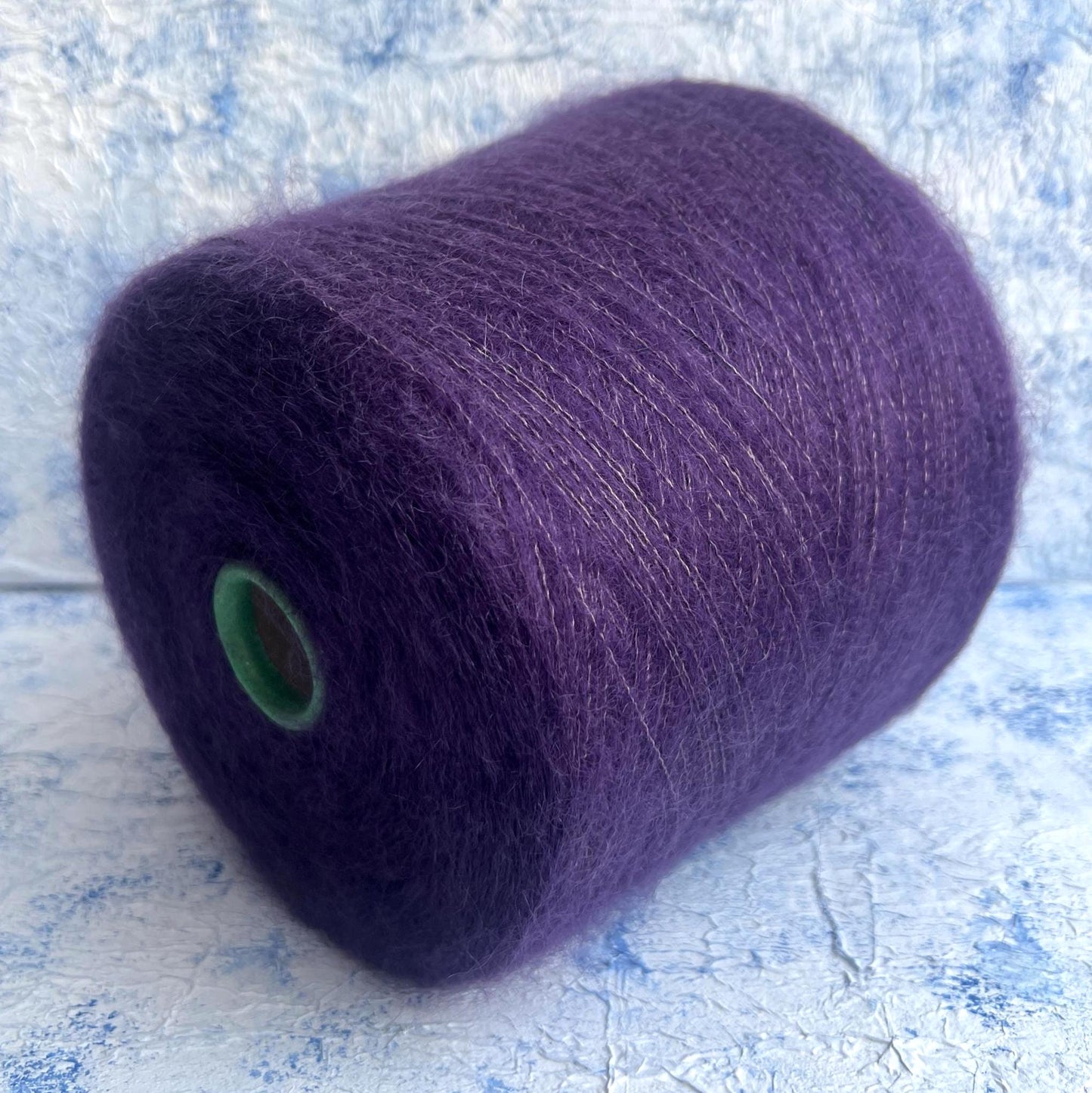 Super KidMohair 70%, Silk 30% yarn, art-Aurora. Prugna. Per 100 gr