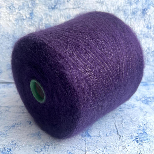 Super KidMohair 70%, Silk 30% yarn, art-Aurora. Prugna. Per 100 gr