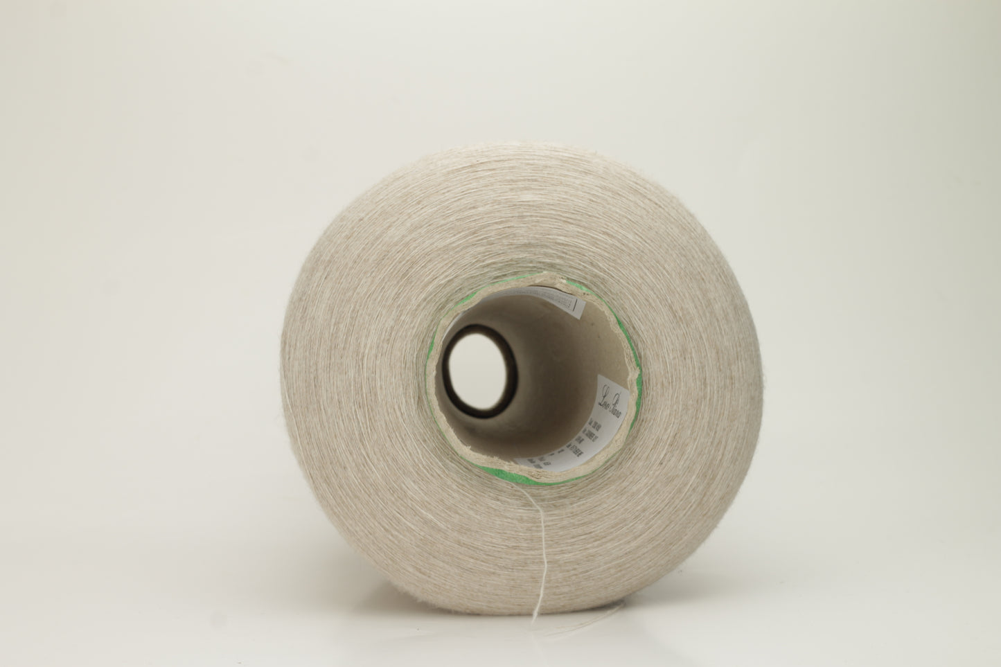 Cashmere yarn 100%, 1/27, Loro Piana yarn on Cone, Beige. per 100 gr