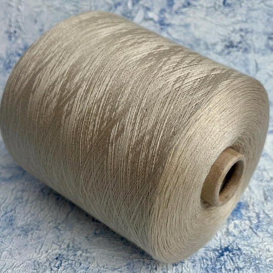 Cashmere 70% & Silk 30% Yarn for knitting on cone,Color Golden.Per 100 gr