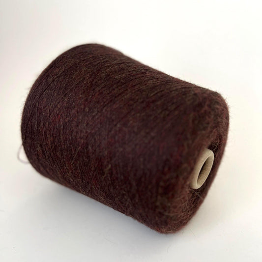 Cashmere 60% & Baby Alpaca 40% yarn,Loro Piana, Color Marron.Per 100 gr