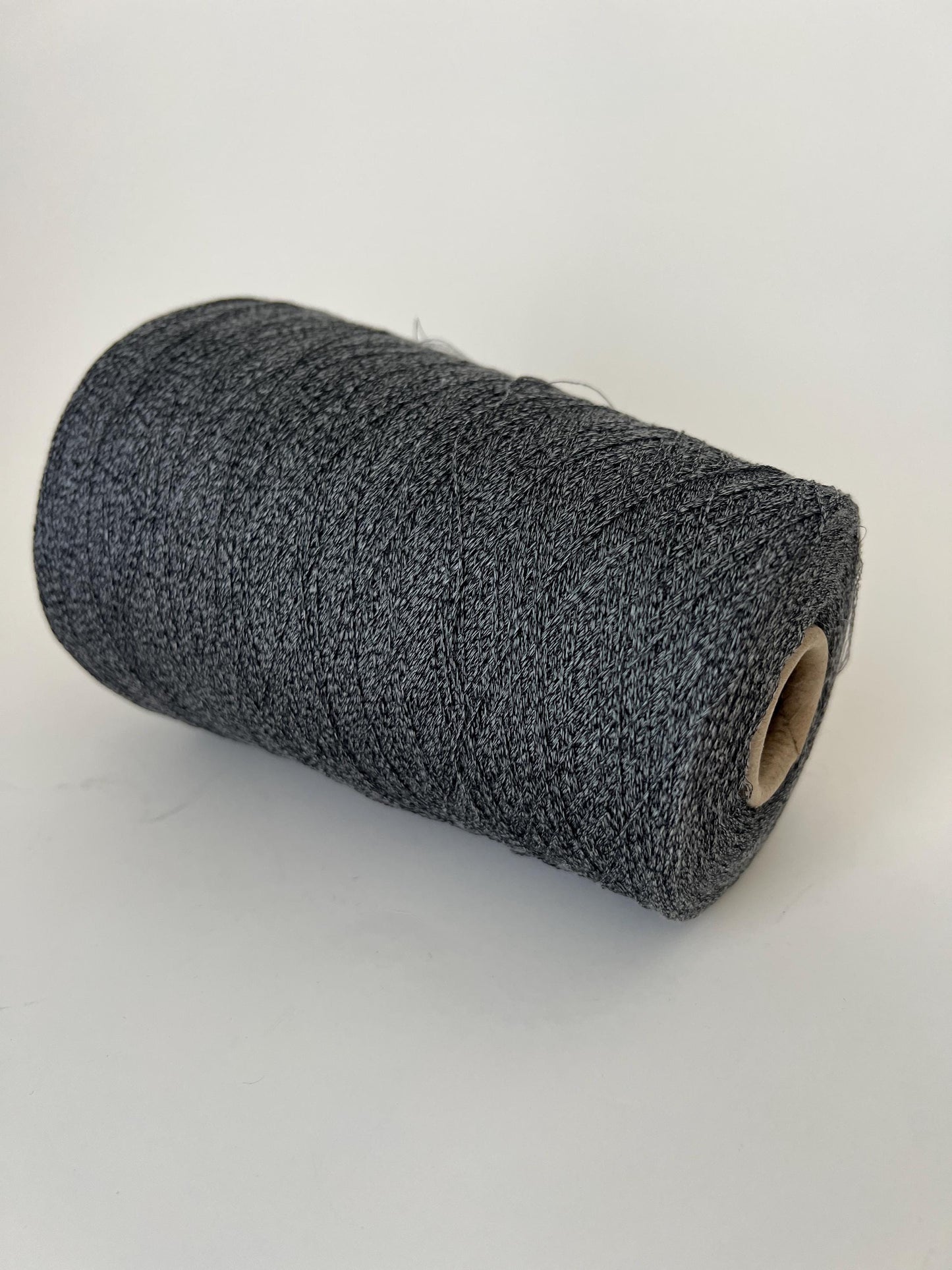 Loro Piana Voile Yarn 53% Cupro 47% Silk Nm4/48 Italy. Black. Per 100 gr