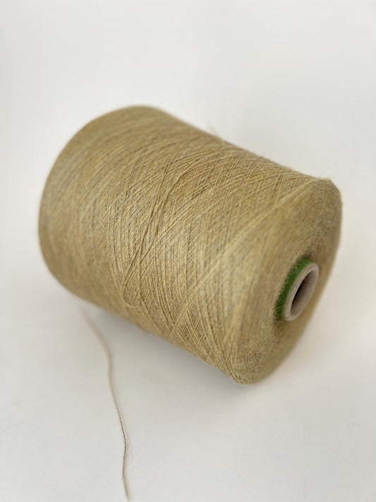 Cashmere 60% & Baby Alpaca 40% yarn,Loro Piana, Color Fieno Mel.Per 100 gr