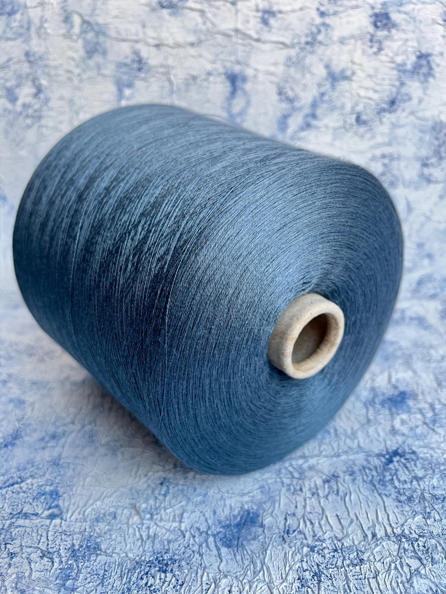Cashmere 70% & Silk 30% Yarn for knitting, color Peacock. Per 100 gr