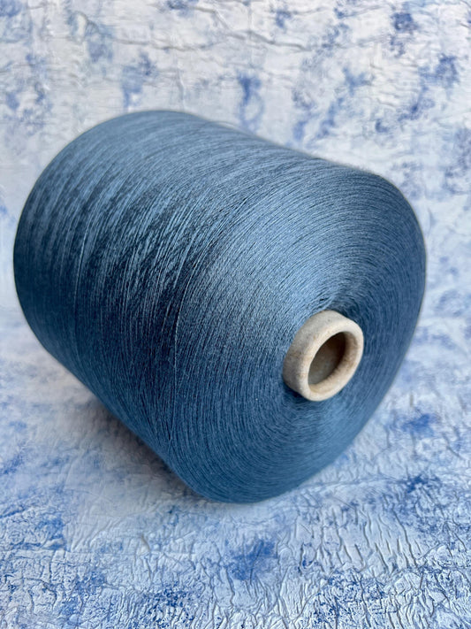 Cashmere 70% & Silk 30% Yarn for knitting, color Peacock. Per 100 gr