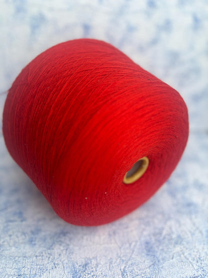 Merino yarn 100%, Yarn for knitting&Weaving,Biell Yarn, Coral. Per 100 gr