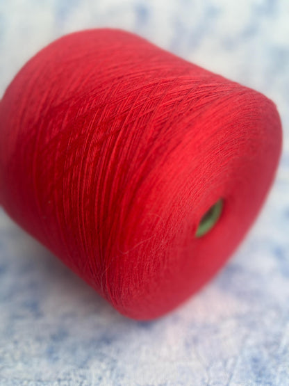 Merino lace yarn 100%, Biell Yarn, Color Water Melon.Per 100 gr