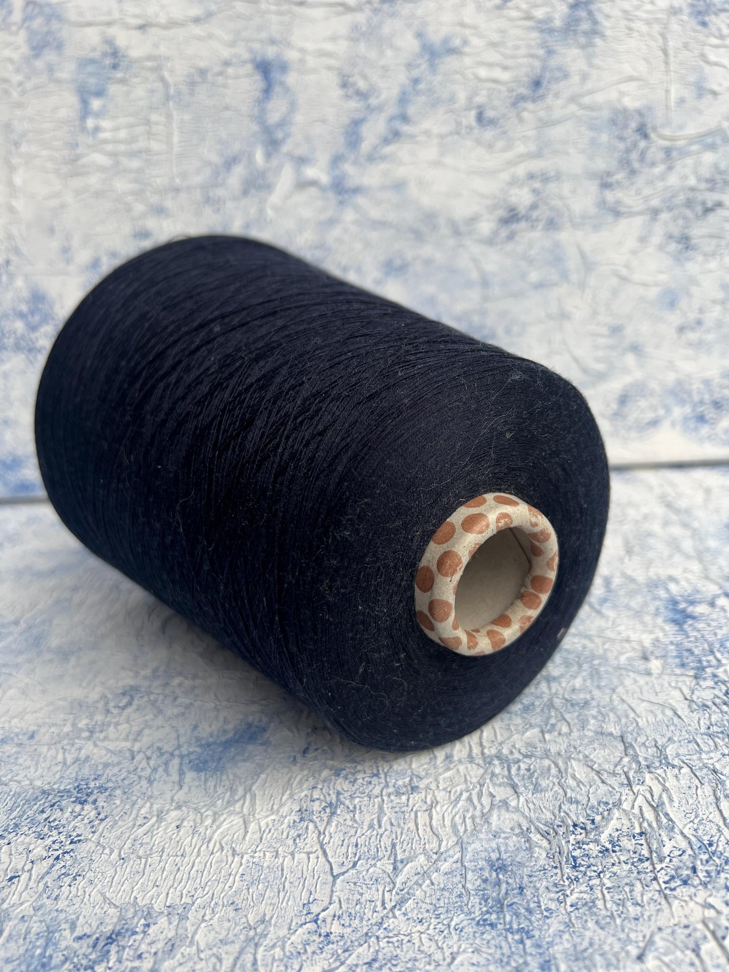 Silk yarn 100%,Yarn for knitting or Weaving,Color Dark Blue.Per 100 gr