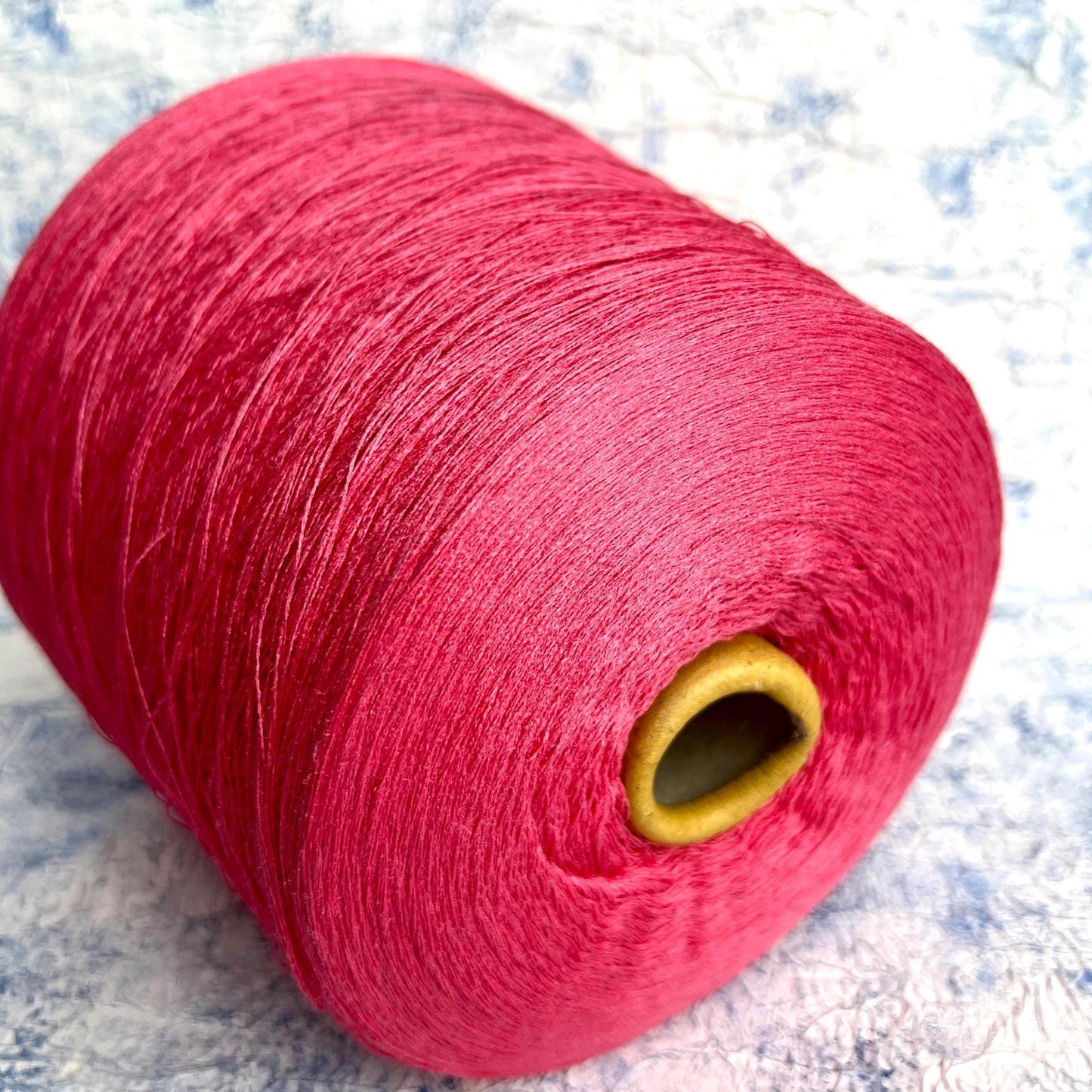 Silk yarn 100%, Yarn on Cone, Filati Buratti, Color Pink. Per 100 gr