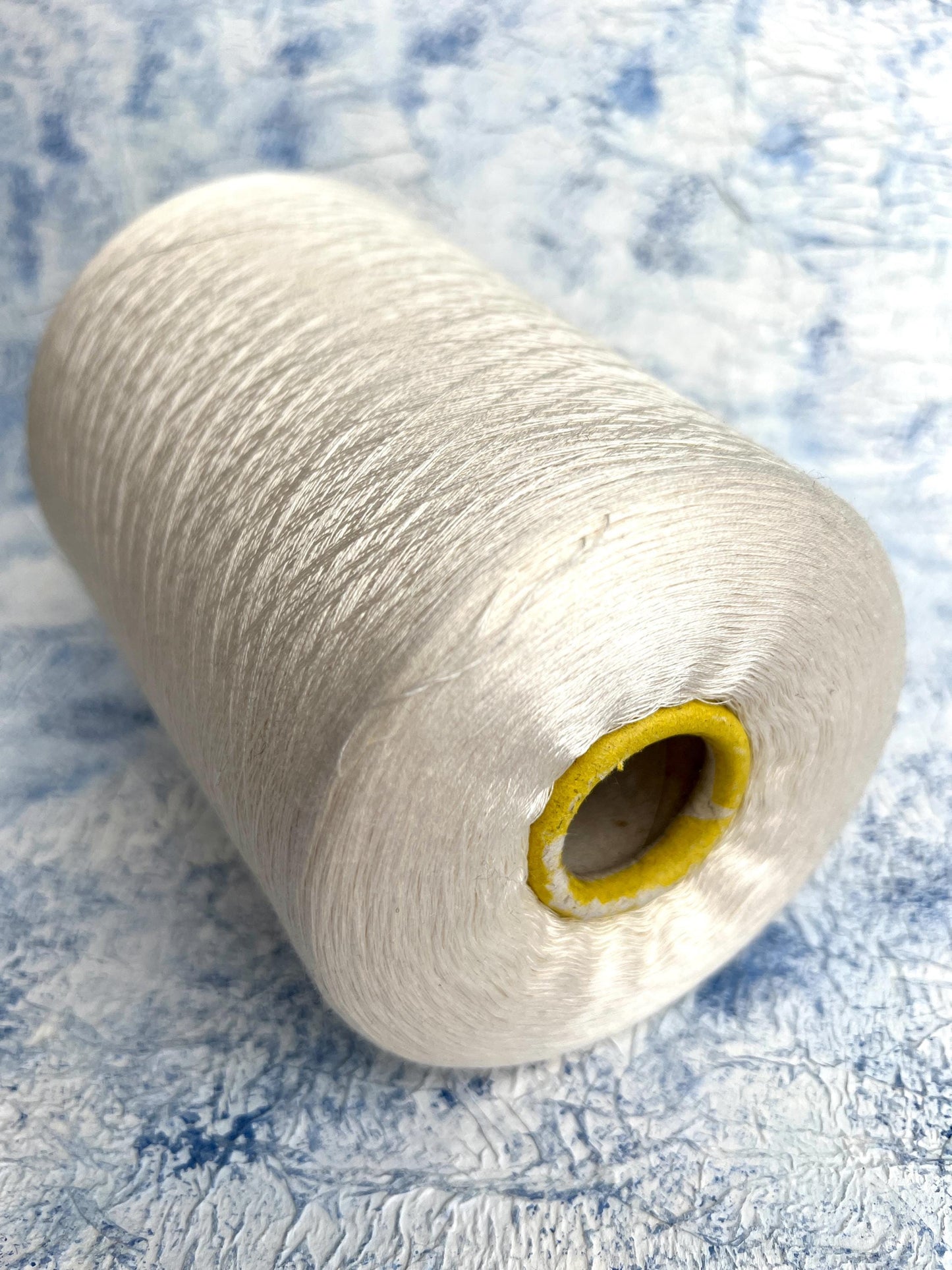 Silk Yarn 100%,Schappe silk yarn , Botto Giuseppe, Color White.Per 100 gr