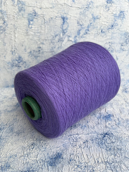 Cashmere yarn 100%,Botto Giuseppe yarn, Color Lavandere.Per 100 gr