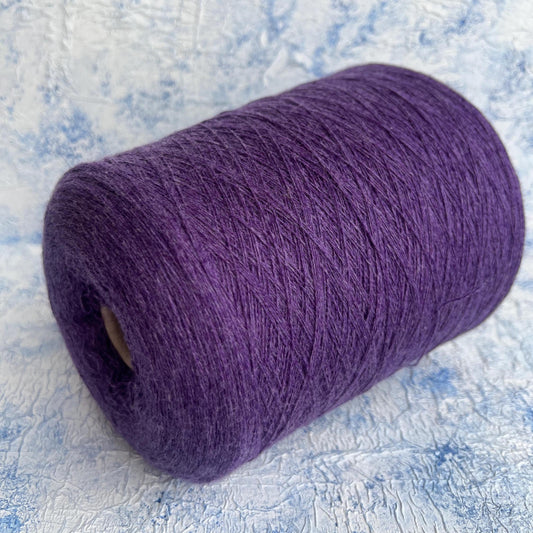 Cashmere yarn 100% for knitting, Cariaggi yarn, Color-Thistle.Per 100 gr