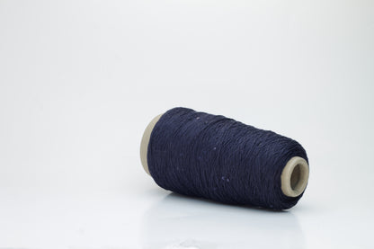 Lino yarn 100%, Yarn on Cone, ZEGNA BARUFFA , Color Blue. Lot of 170 gr